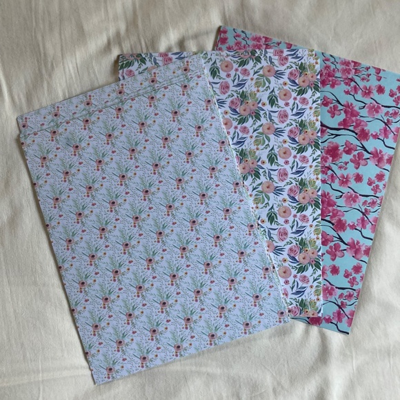 Rifle Floral Watercolor Card-stock NWOT Scrapbook Craft Paper - Picture 4 of 9